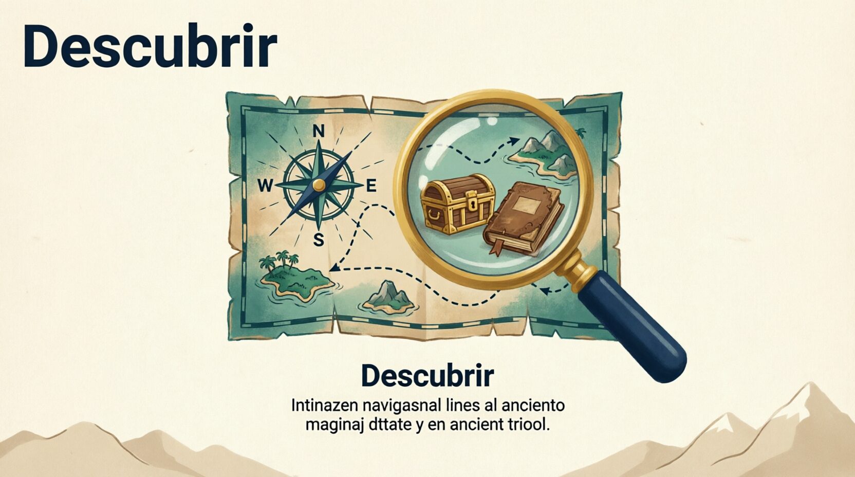 Niños descubriendo con lupa